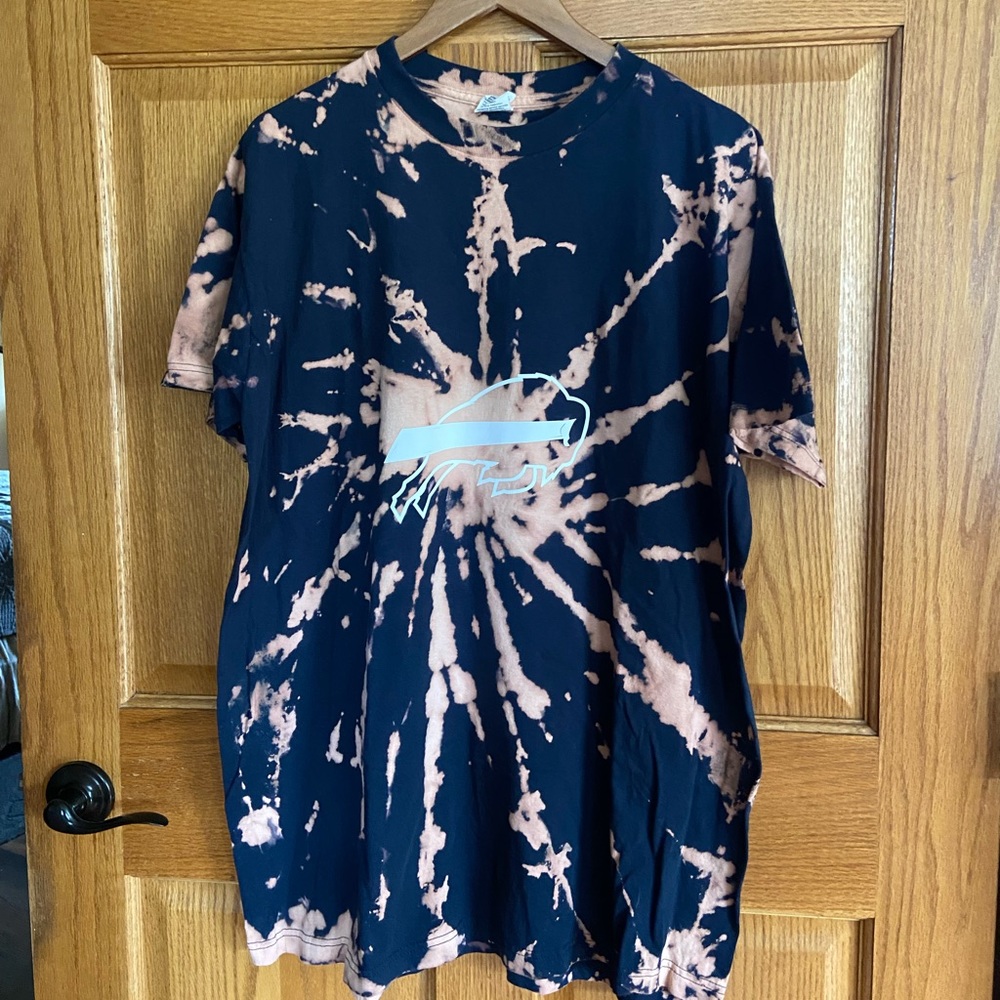 Buffalo bills mafia reverse dye t shirt